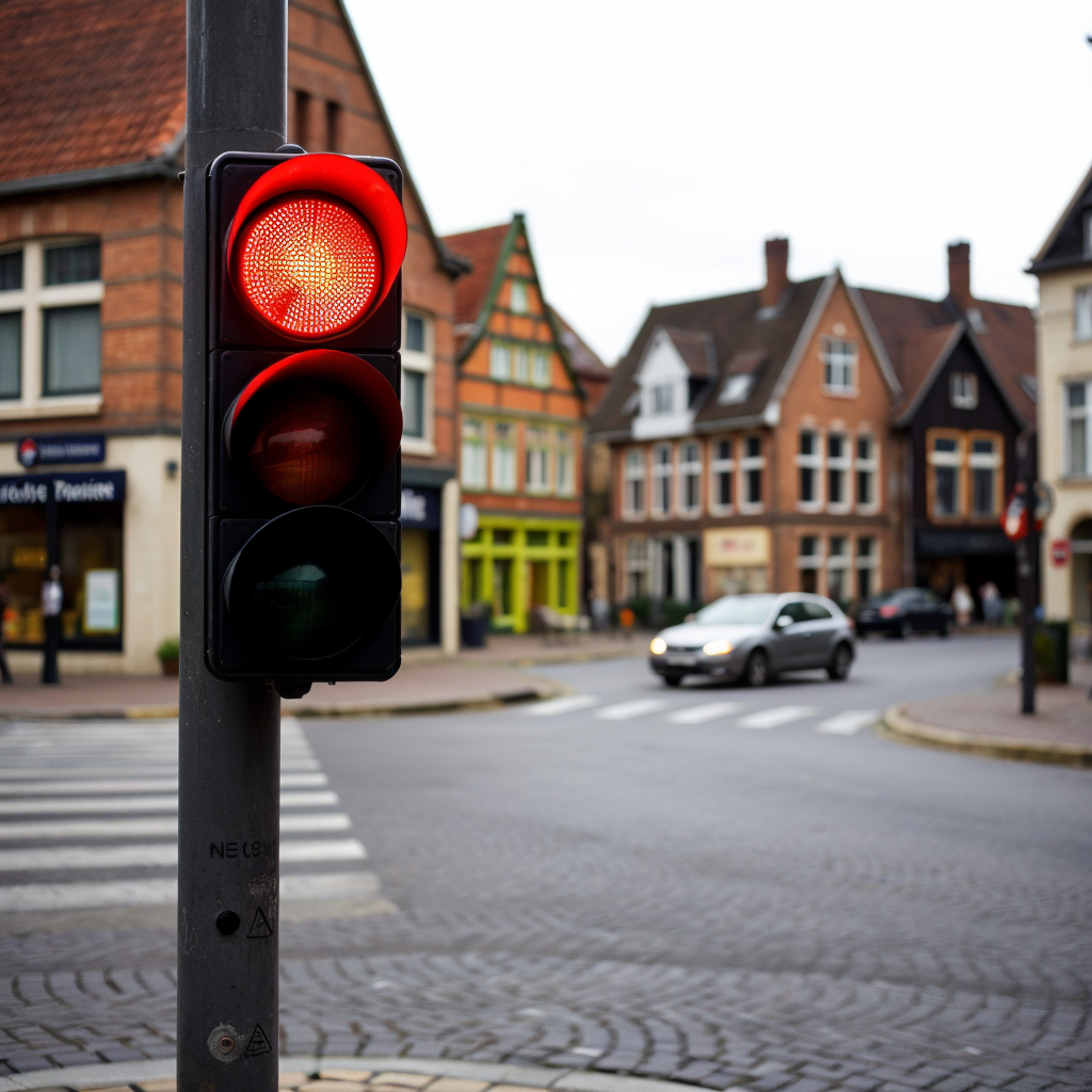 boete door rood rijden